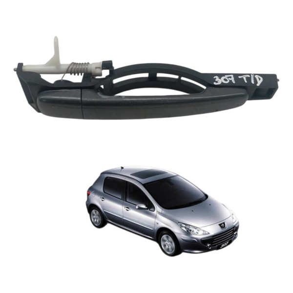 Maçaneta Externa Traseira Direita Peugeot 307 2010 2011