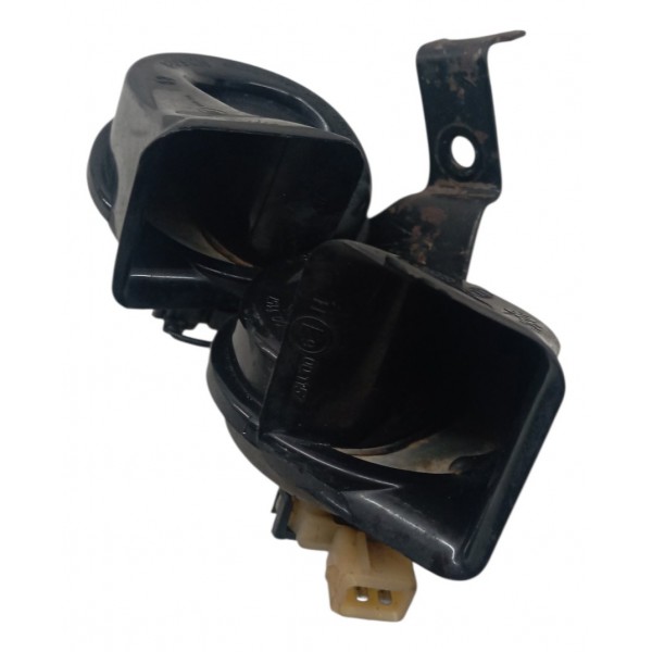 Buzina Caracol Dupla Suporte Peugeot 307 2010 Detalhe