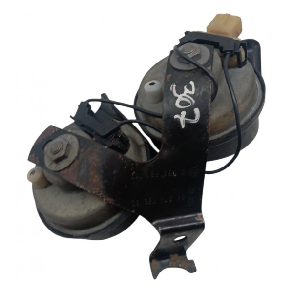 Buzina Caracol Dupla Suporte Peugeot 307 2010 Detalhe