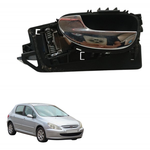 Maçaneta Interna Traseira Esquerda Peugeot 307 2005 2006