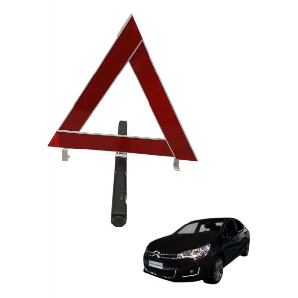 Triangulo Sinalização Segurança Citroen C4 Lounge 2014 2015
