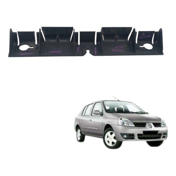 Guia Parachoque Traseiro Esquerdo Renault Clio Sedan 2004