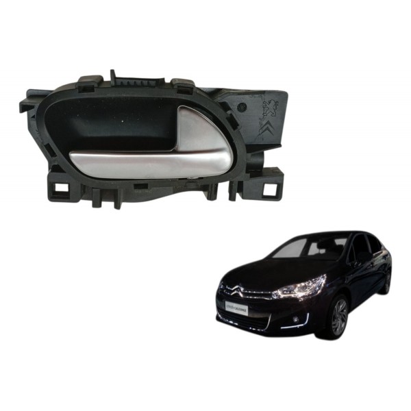 Maçaneta Interna Dianteira Direita Citroen C4 Lounge 2015 Dianteira