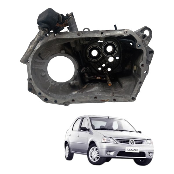 Carcaça Traseira Cambio Renault Logan 1.0 2008 Detalhe