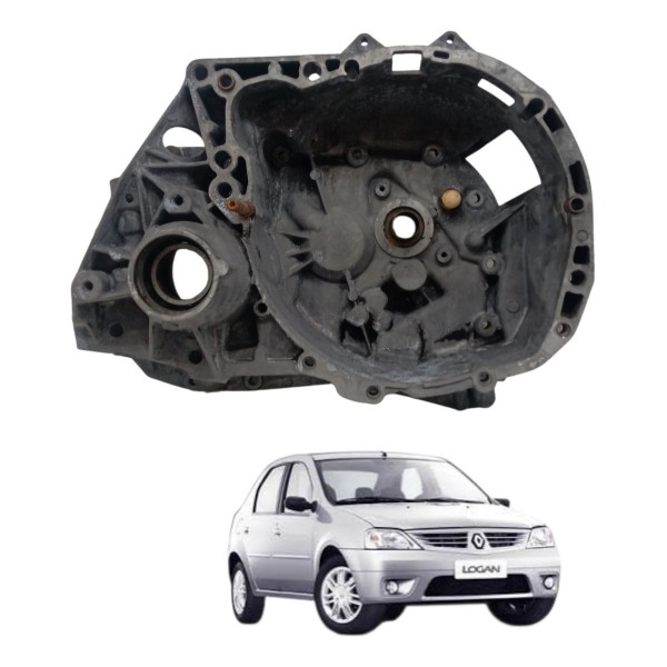 Carcaça Seca Cambio Renault Logan 1.0 2007 2008 2009