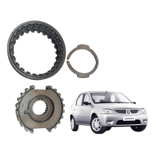 Kit Luva Sincronizadora 5º Marcha Renault Logan 1.0 2008