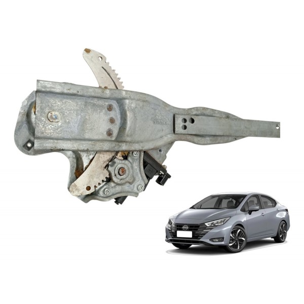 Maquina Vidro Traseiro Esquerdo Nissan Versa 1.6 2018 2019