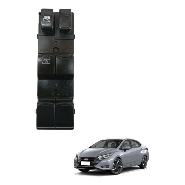 Botão Comando Vidro Eletrico Nissan Versa Tilda 1.6 2019