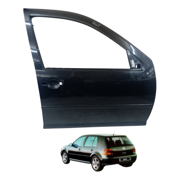 Porta Dianteira Direita Volkswagen Golf 2.0 4p 2001 2002 Dianteira Direito