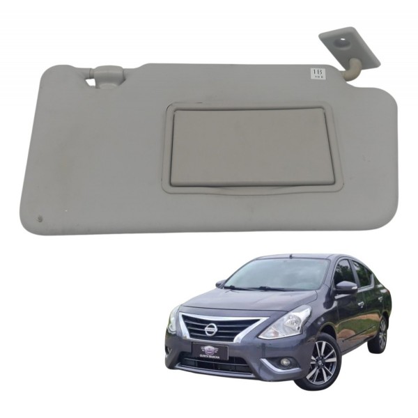 Quebra Sol Direito C/espelho Nissan Versa  2017 2018 2019