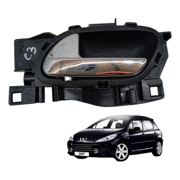 Maçaneta Interna Dianteira Esquerda Citroen C3 2014 2015 Dianteira