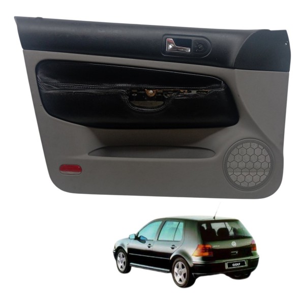 Forro Porta Dianteiro Esquerdo Vw Golf 4p 2001 2002 Detalhe