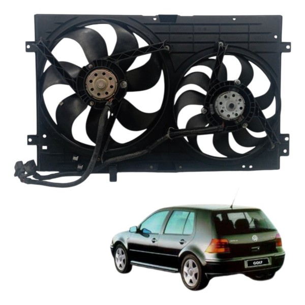 Ventoinha Eletroventilador Volkswagen Golf 2.0 2001 2002