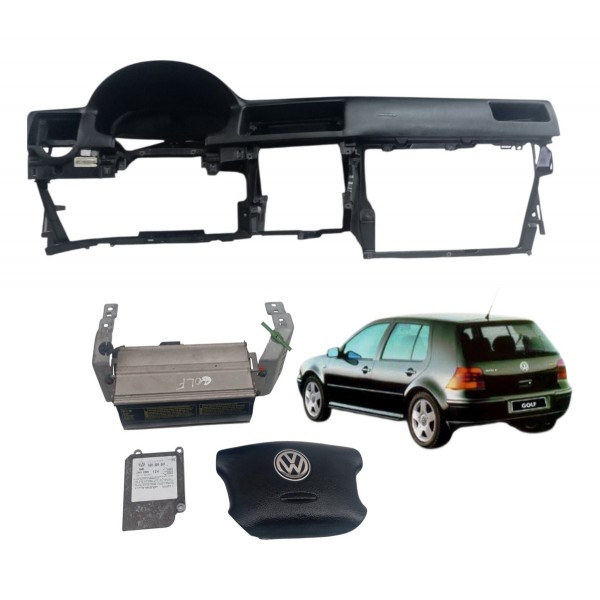 Kit Air Bag Modulo Bolsa Tabelier Volkswagen Golf 2.0 2001