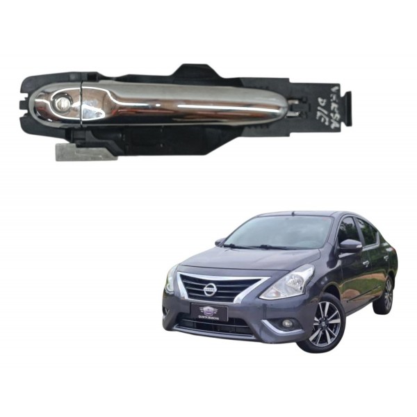 Maçaneta Externa Dianteira Esquerda Nissan Versa 2018 2019 Dianteira