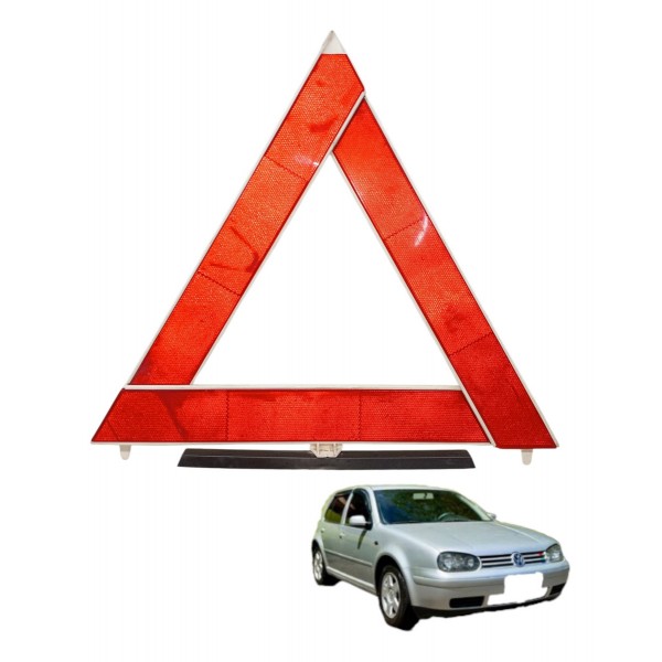 Triangulo Sinalização Segurança Vw Golf 2.0 2001 Detalhe