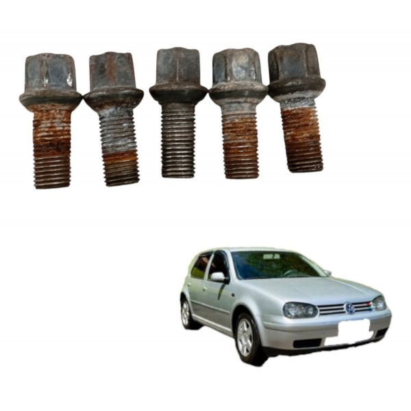 Jogo Parafuso Roda Volkswagen Golf 2.0 2001 2002 2003 2004