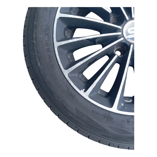 Jogo Roda Pneu 175/65r14 Dunlop Fiat Siena 2009 Detalhe