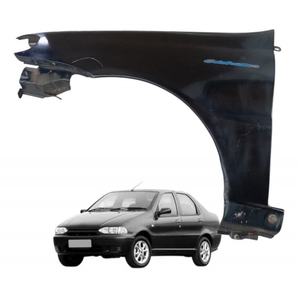 Paralama Dianteiro Esquerdo Fiat Siena 2008 2009 Detalhe