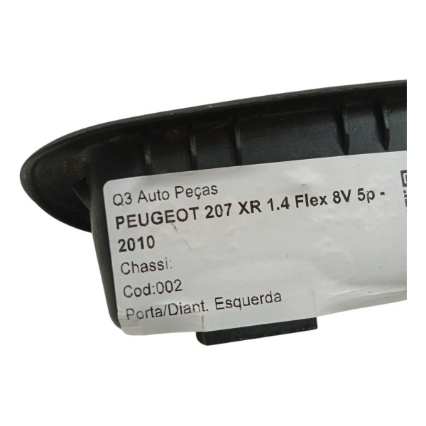 Moldura Puxador Porta Dianteiro Esquerdo Peugeot 207 2008