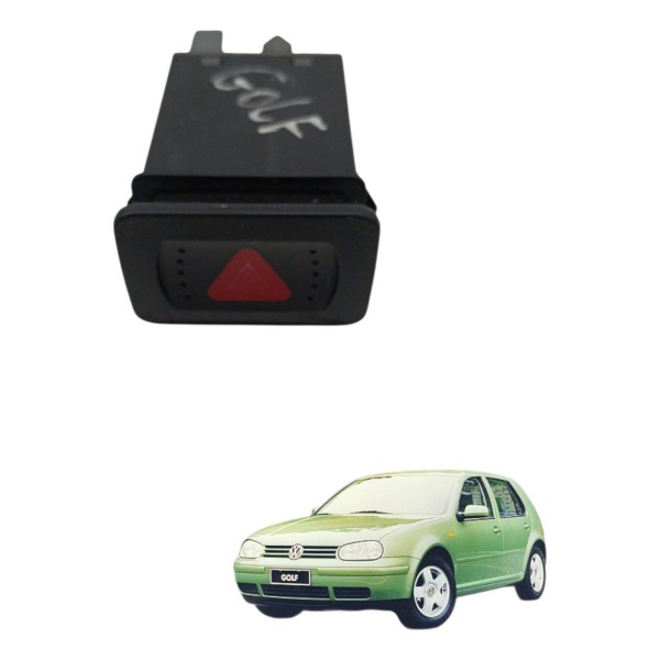 Botão Pisca Alerta Volkswagen Golf 2.0 2001 2002 2003 2004