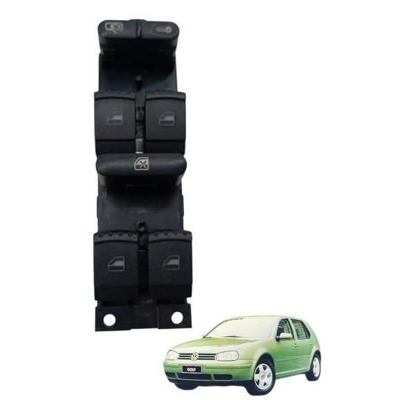 Botão Comando Vidro Eletrico Volkswagen Golf 2.0 2001 2002