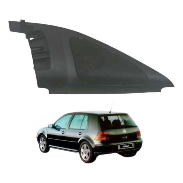 Moldura Interna Retrovisor Direito Vw Golf 2.0 2001 Detalhe