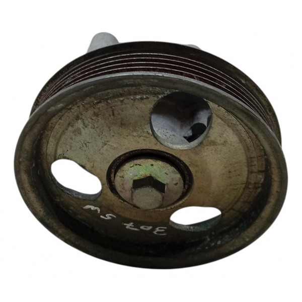 Suporte Polia Ar Peugeot 307 Sw 2006 2007 Detalhe Rolamento