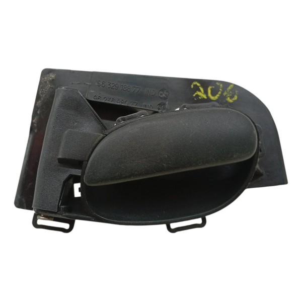 Maçaneta Interna Traseira Direita Peugeot 206 2005 2006 Traseira