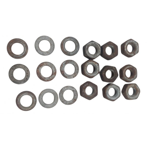 Kit Porca Arruela Fixação Coletor Admissão Gm Celta 1.4 2013