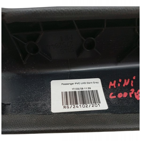 Acabamento Porta Luvas Botão Painel Mini Cooper S 2009