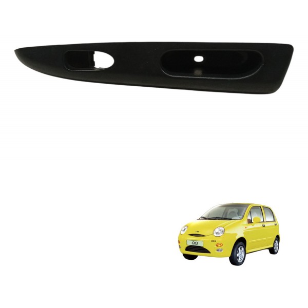 Moldura Botão Pisca Alerta Alarme Chery Qq 1.0 2014 2015