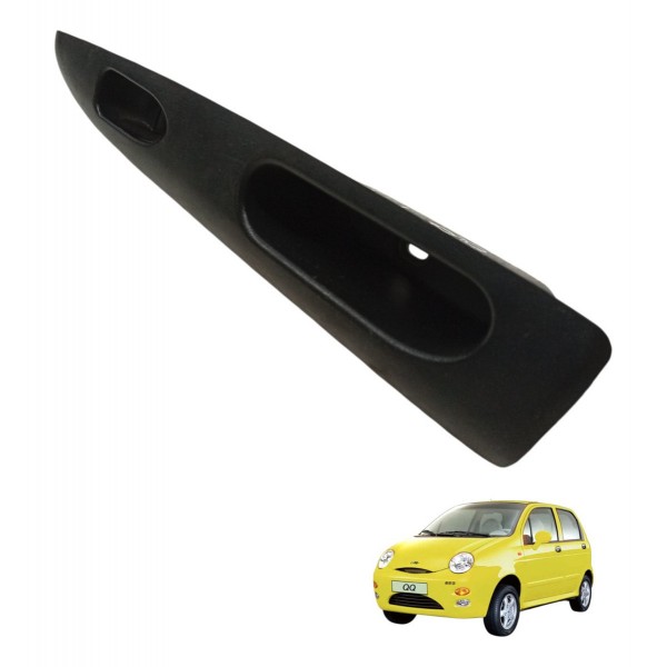 Moldura Botão Pisca Alerta Alarme Chery Qq 1.0 2014 2015