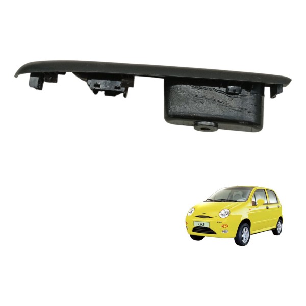 Moldura Botão Pisca Alerta Alarme Chery Qq 1.0 2014 2015