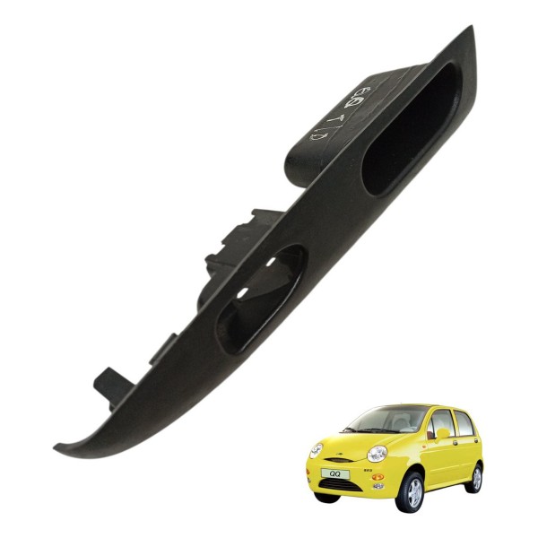 Moldura Porta  Puxador Botão Vidro Chery Qq 1.0 2014 2015