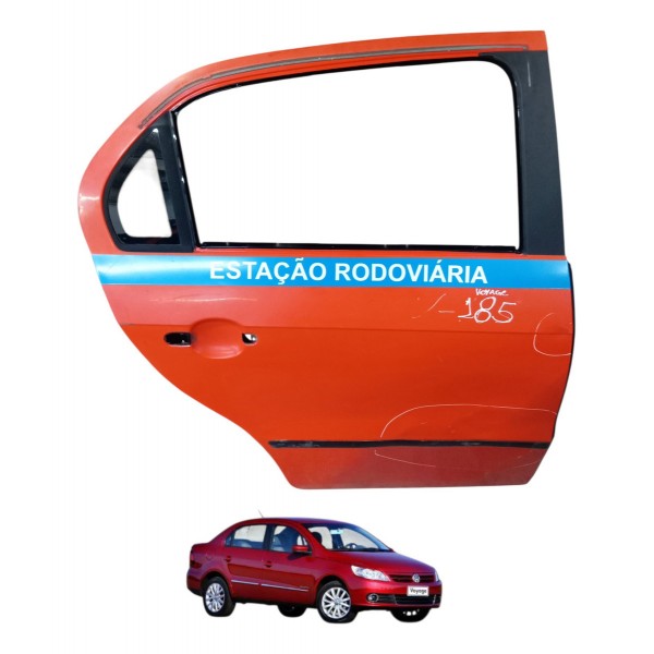 Porta Traseira Direita Volkswagen Voyage 4p 2015 Detalhe Traseira Direito