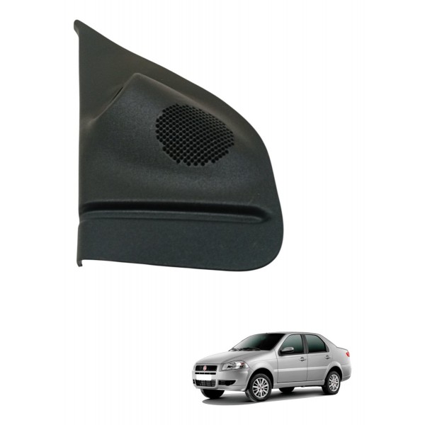 Moldura Interna Retrovisor Esquerdo Fiat Siena 2009 Detalhe