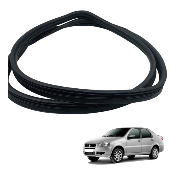 Borracha Vedação Dianteira Direita Fiat Siena 1.0 2008 2009