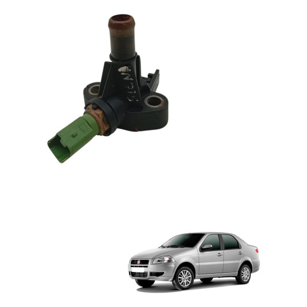 Sensor Temperatura Agua Suporte Fiat Siena Palio 1.0 2009