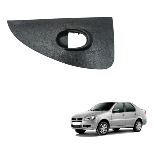 Moldura Botão Eletrico Dianteira Direita Fiat Siena 2008