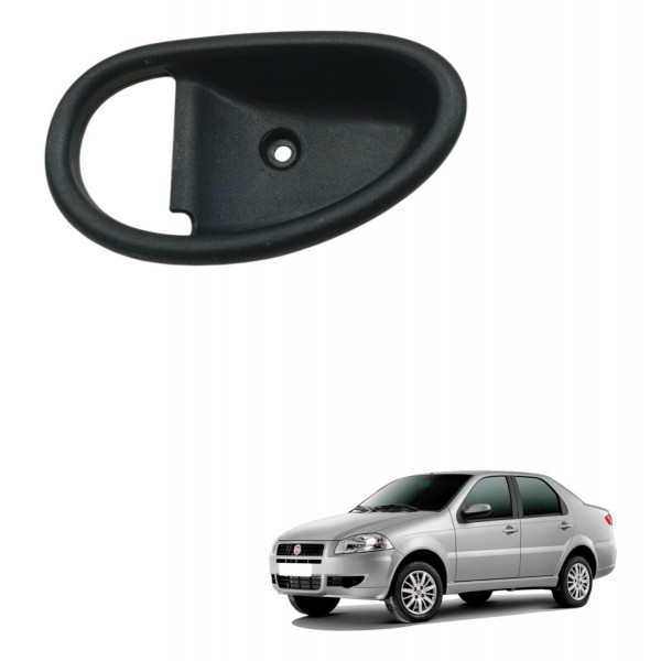 Moldura Maçaneta Interna Dianteira Esquerda Fiat Siena 2009