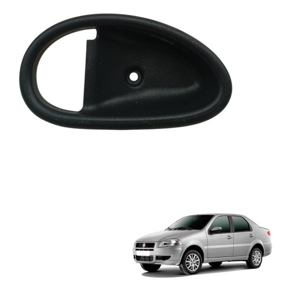 Moldura Maçaneta Interna Traseira Direita Fiat Siena 2009