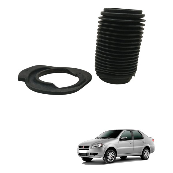 Kit Coifa Borracha Amortecedor Dianteiro Fiat Siena 2009