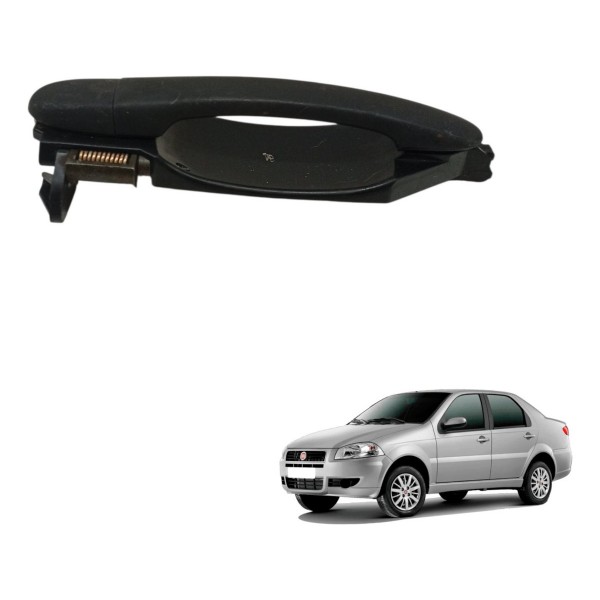 Maçaneta Interna Traseira Esquerda Fiat Siena 1.0 2008 2009 Traseira