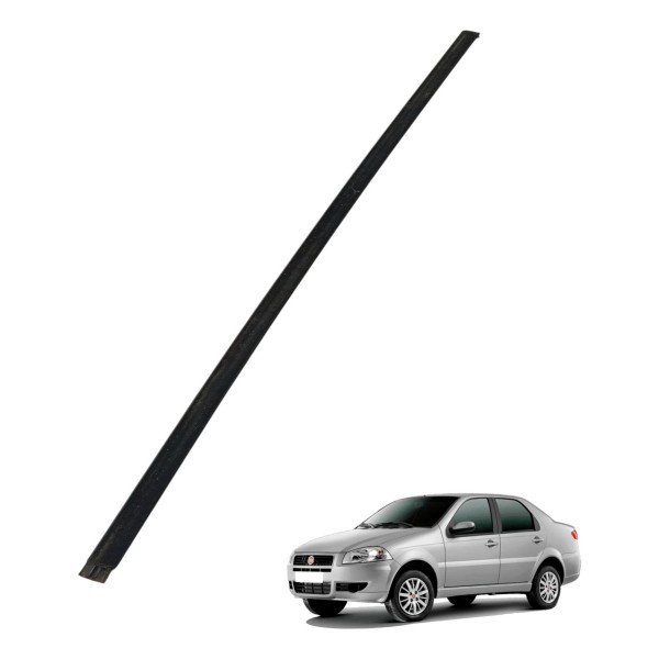 Canaleta Porta Traseira Direita Fiat Siena 2008 2009 2010