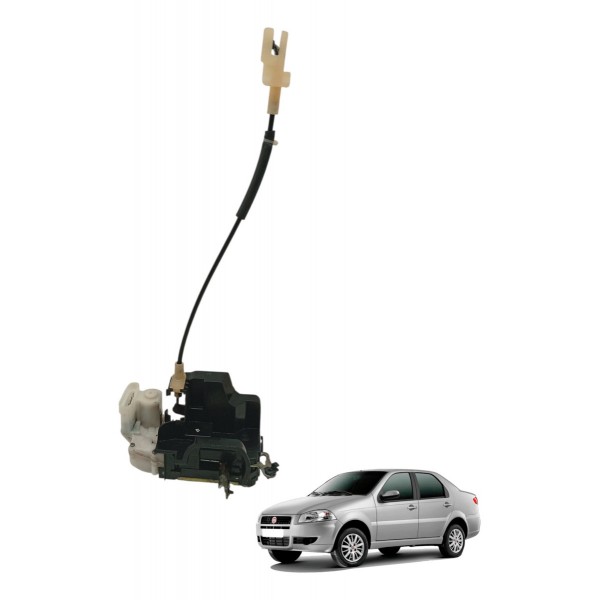 Fechadura Dianteira Esquerda Fiat Siena Palio 2008 Detalhe