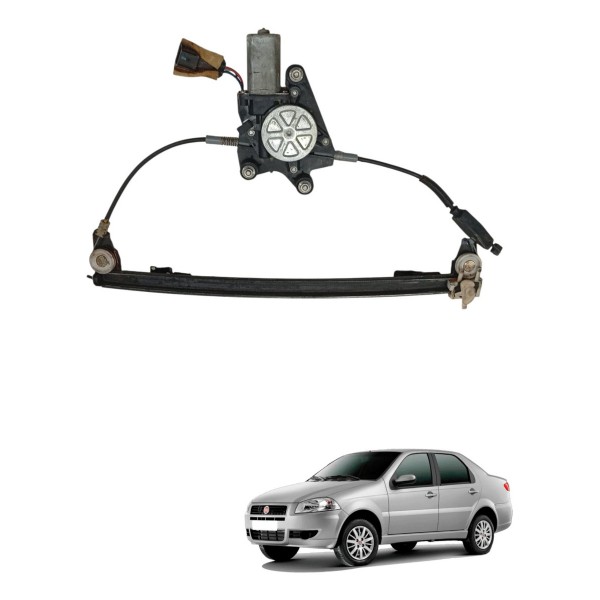 Maquina Vidro Dianteira Esquerda Fiat Siena 1.0 2009 2010