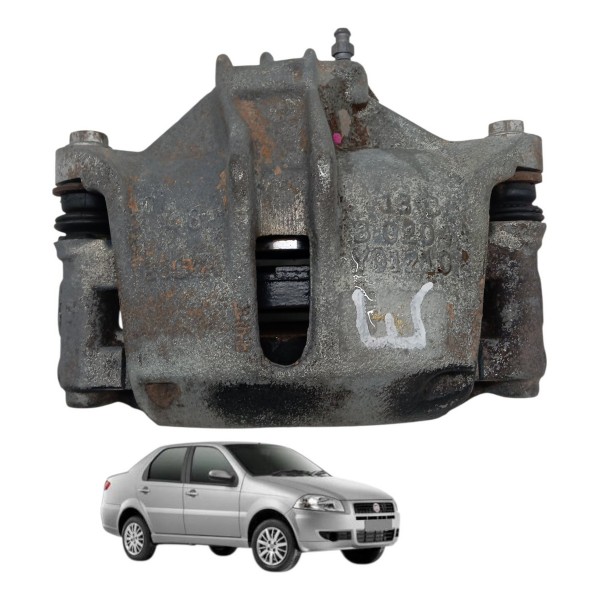 Pinça Freio Dianteiro Esquerdo Fiat Siena 1.0 2008 2009 2010