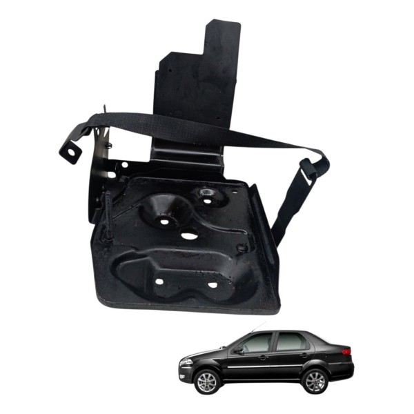 Suporte Base Caixa Bateria Fiat Siena 1.0 2008 2009 2010