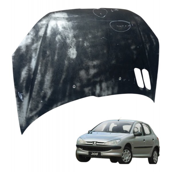 Capô Peugeot 206 1.4 2002 20032004 2005 2006 2007 Detalhe